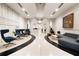 Stunning lobby with designer seating, contemporary artwork, and unique architectural details at 860 Peachtree Ne St # 2001, Atlanta, GA 30308