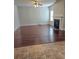 Living room featuring wood floors and a fireplace at 2622 Glenbrook, Loganville, GA 30012