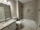 Updated bathroom with tub, shower, and modern fixtures at 1098 Westfield Se Trce, Smyrna, GA 30082