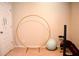 Basement featuring a circular decorative element and gym equipment at 2268 Redfern Rd, Dacula, GA 30019