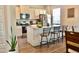 Modern kitchen featuring granite countertops, stainless steel appliances, and a stylish island at 2268 Redfern Rd, Dacula, GA 30019