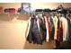 Spacious walk-in closet featuring wire shelving for storage, and hanging rods for organizing apparel at 2268 Redfern Rd, Dacula, GA 30019