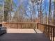 Wood deck overlooking natural landscape at 1755 Presidents Dr, Lawrenceville, GA 30043
