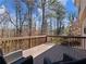 Large deck with wooded views at 1755 Presidents Dr, Lawrenceville, GA 30043