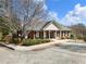 Attractive brick building with well maintained landscaping, pillars, and convenient parking at 1755 Presidents Dr, Lawrenceville, GA 30043