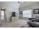 Comfortable living area with a TV, window, and a doorway leading to the bathroom at 5327 Saville Nw Dr, Acworth, GA 30101