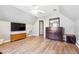 Large bedroom featuring hardwood floors and ample space at 509 Plantation Creek Dr, Loganville, GA 30052