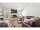 Inviting living room with fireplace and access to outdoor deck at 509 Plantation Creek Dr, Loganville, GA 30052