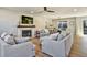 Bright and airy living room featuring a fireplace, hardwood floors, and comfortable seating at 5065 Timberbridge Ln, Johns Creek, GA 30022