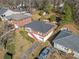 Aerial view of the brick home, showcasing its location and proximity to other residences at 853 Erin Sw Ave, Atlanta, GA 30310