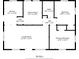 Detailed floor plan showcasing layout of the home, including kitchen, living room, bedrooms, and bathroom at 853 Erin Sw Ave, Atlanta, GA 30310