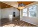 Breakfast nook showcasing natural light and modern light fixture at 8176 Camp St, Douglasville, GA 30134