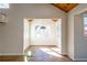 Cozy breakfast nook with luxury vinyl floors, natural light, and a wood plank ceiling at 8176 Camp St, Douglasville, GA 30134