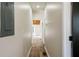 Hallway with wood-look flooring and neutral paint at 8176 Camp St, Douglasville, GA 30134