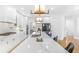 Spacious kitchen with a large island, white cabinets, and stainless steel appliances at 4834 Neal Rdg, Atlanta, GA 30349