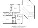 Floor plan for second story showing bedroom and bathroom layout at 870 Waddington Ct, Atlanta, GA 30350