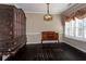 Elegant dining room features dark wood floors and classic furniture at 312 Overview Dr, Canton, GA 30114