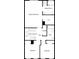 Layout of the second floor showing the primary bedroom, bathroom, laundry, bedrooms, and hall at 2382 Capella Sw Cir, Atlanta, GA 30331