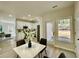 Bright dining area with backyard access and white cabinets at 3850 Westwick Nw Way, Kennesaw, GA 30152