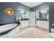 Large bathroom with a shower, a soaking tub, and dual sinks at 1717 N Decatur Ne Rd # 322, Atlanta, GA 30307