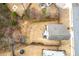 A bird's-eye view of home's layout, showcasing a private backyard and neighborhood proximity at 213 Augusta Walk, Canton, GA 30114