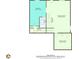 Detailed floor plan of the house with dimensions and layout of the basement floor at 213 Augusta Walk, Canton, GA 30114