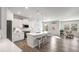 Spacious kitchen with a large island, modern appliances, and bright natural light at 1333 Maston Rd, Auburn, GA 30011