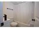 Bathroom with a bathtub, shower, and black hardware at 232 Mathewson Sw Pl, Atlanta, GA 30314