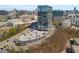 Modern glass high-rise apartment building featuring secure parking and an exceptional downtown view at 788 W Marietta Nw St # 116, Atlanta, GA 30318