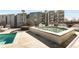 Hot tub and pool area for residents with comfortable wicker furniture at 788 W Marietta Nw St # 116, Atlanta, GA 30318