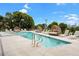 Inviting swimming pool with relaxing wicker chaise lounges and city views at 788 W Marietta Nw St # 116, Atlanta, GA 30318