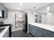 Stylish kitchen showcasing stainless steel appliances and a breakfast bar, perfect for casual dining at 1307 Wynnes Ridge Se Cir, Marietta, GA 30067