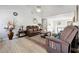 Bright and airy living room with vaulted ceilings, hardwood floors and a ceiling fan at 760 Josh Ln, Lawrenceville, GA 30045