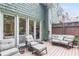 Relaxing outdoor deck with comfortable seating area at 2421 Saint Davids Nw Sq, Kennesaw, GA 30152
