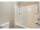 Features a clean bathroom with a white tub and shower combination at 3480 Buffington Ln, Cumming, GA 30040