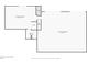 Basement floor plan layout including finished space, unfinished space and bathroom at 150 Melody Ln, Fayetteville, GA 30215