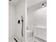 Modern bathroom featuring new fixtures, a walk-in shower, sleek vanity, and clean lines at 150 Melody Ln, Fayetteville, GA 30215