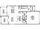 First floor plan of a house showing the kitchen, Gathering room, study, and garage at 4315 Easter Lily Ave, Buford, GA 30519