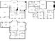Floorplans depicting layouts for the first floor, second floor, and basement of this property at 1043 Sugar Pike Way, Canton, GA 30115