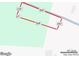 This illustrative land plot shows the home's boundaries and dimensions for prospective buyers at 1043 Sugar Pike Way, Canton, GA 30115