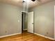 Bedroom with hardwood floors and a closet at 2102 Bedford Ct, Lithonia, GA 30058