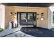 Welcoming building entrance with a branded doormat at The Terraces at Peachtree at 1 Biscayne Nw Dr # 804, Atlanta, GA 30309