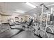 Well-equipped gym featuring a variety of exercise machines and weights for a complete workout experience at 1 Biscayne Nw Dr # 804, Atlanta, GA 30309