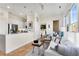 Open concept living space with kitchen, living room and a view of the bedroom at 384 Ralph Mcgill Ne Blvd # 314, Atlanta, GA 30312