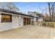 This spacious wooden deck is perfect for outdoor dining and entertaining at 2490 Brookcliff Ne Way, Atlanta, GA 30345