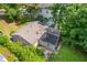 Aerial view shows the home's roof, backyard, and surrounding greenery, giving a sense of privacy at 2825 3Rd Sw Ave, Atlanta, GA 30315