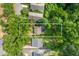 Aerial view showcases the property's location within a neighborhood surrounded by mature trees at 2825 3Rd Sw Ave, Atlanta, GA 30315