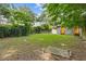 Backyard view showcasing lush greenery surrounding the space, providing a private outdoor area at 2825 3Rd Sw Ave, Atlanta, GA 30315