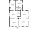 Detailed floor plan showcasing the layout of the house with room dimensions and arrangement at 2825 3Rd Sw Ave, Atlanta, GA 30315