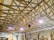 Exposed rafters and construction framework inside the home, revealing the building's structure at 1344 Brushy Mountain Rd, Rockmart, GA 30153